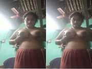 Horny BBW Boudi Shows For Lover